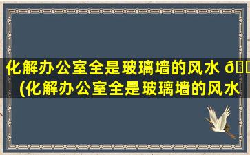 化解办公室全是玻璃墙的风水 🐒 (化解办公室全是玻璃墙的风水好不好)
